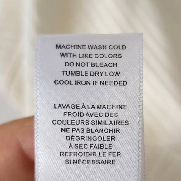 Good American Ribbed Scoop Back Bodysuit in Ivory001 - Picture 7 of 8